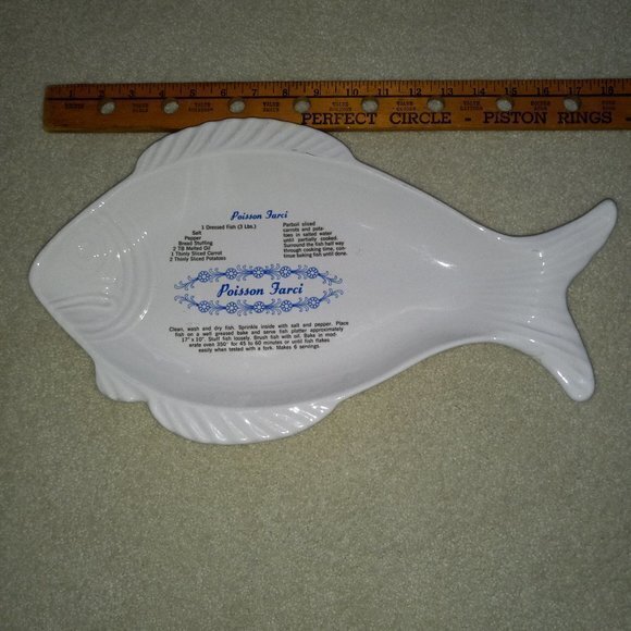 Other - Vintage California Pottery Figural Fish Baking/Serving Plate